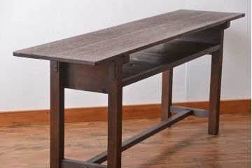 アンティーク家具　アンティーク　横長テーブル(1)