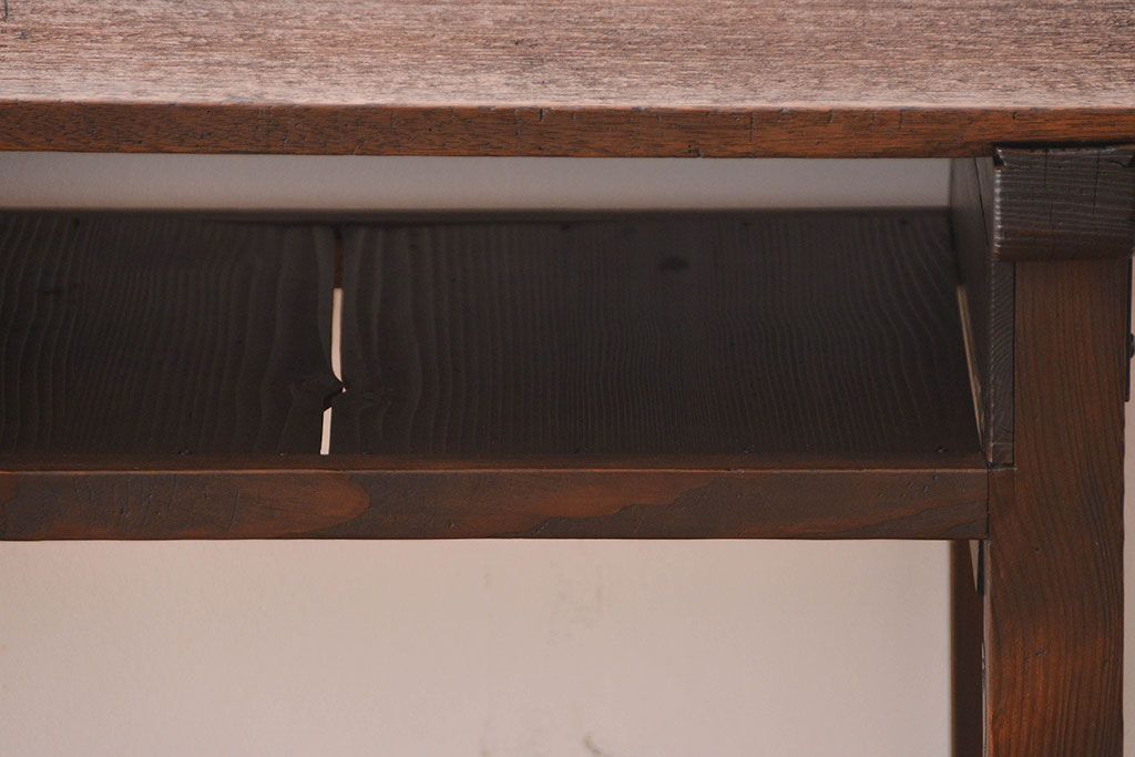 アンティーク家具　アンティーク　横長テーブル(1)