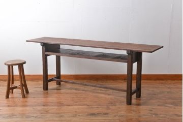 アンティーク家具　アンティーク　横長テーブル(1)