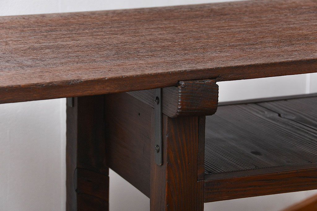 アンティーク家具　アンティーク　横長テーブル(1)