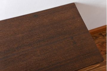 アンティーク家具　アンティーク　シンプルな横長テーブル(作業台)(2)