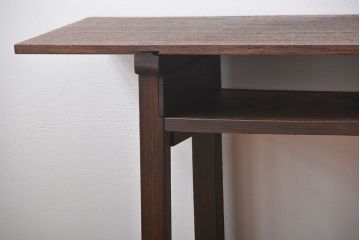 アンティーク家具　アンティーク　シンプルな横長テーブル(作業台)(2)