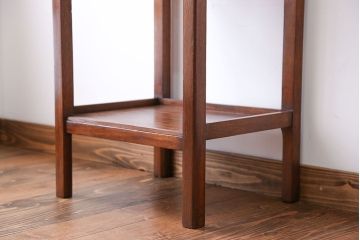 アンティーク家具　イギリスアンティーク　引き出し付きサイドテーブル