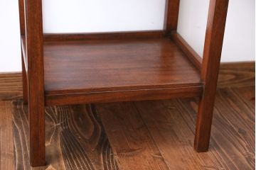 アンティーク家具　イギリスアンティーク　引き出し付きサイドテーブル