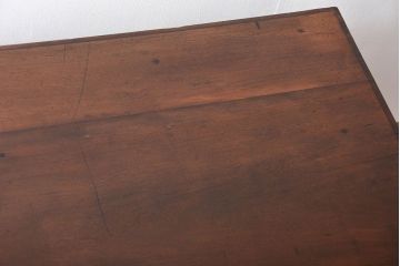 アンティーク家具　大正ロマン　カバ材　大きなダイニングテーブル