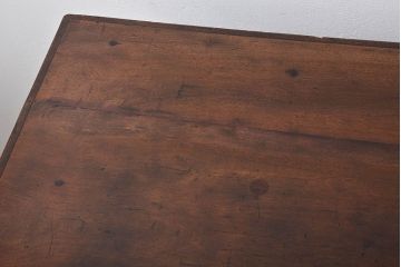 アンティーク家具　大正ロマン　カバ材　大きなダイニングテーブル