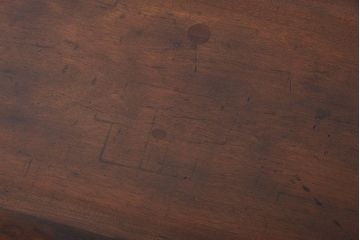 アンティーク家具　大正ロマン　カバ材　大きなダイニングテーブル