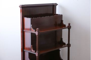 アンティーク家具 イギリスアンティーク マホガニー材 上質なブックシェルフ