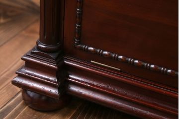 アンティーク家具 イギリスアンティーク マホガニー材 上質なブックシェルフ