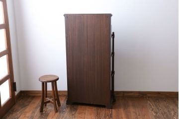 アンティーク家具 イギリスアンティーク マホガニー材 上質なブックシェルフ
