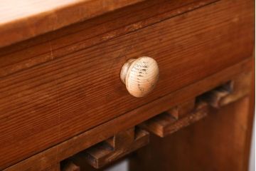 アンティーク家具　イギリスアンティーク　パイン材　ワインラック