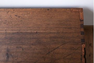 アンティーク家具　 古民具・骨董　黒柿材ふちの小引き出し