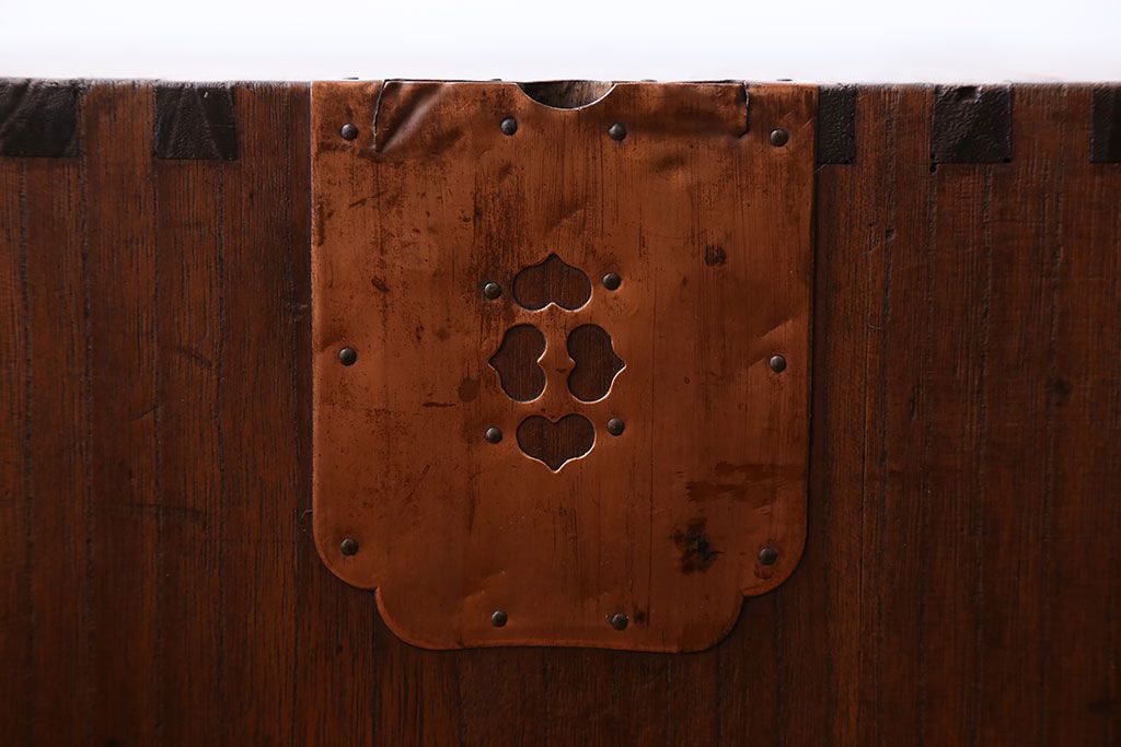 アンティーク家具　 古民具・骨董　黒柿材ふちの小引き出し