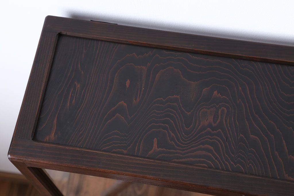 アンティーク家具　弓道の矢用　収納ガラスケース