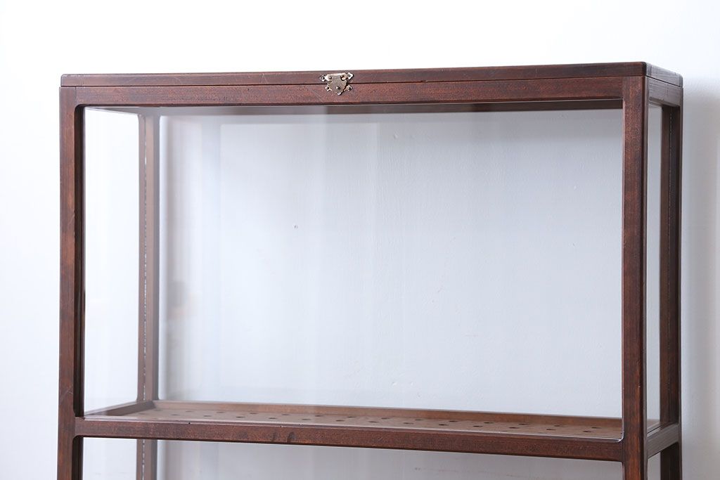 アンティーク家具　弓道の矢用　収納ガラスケース