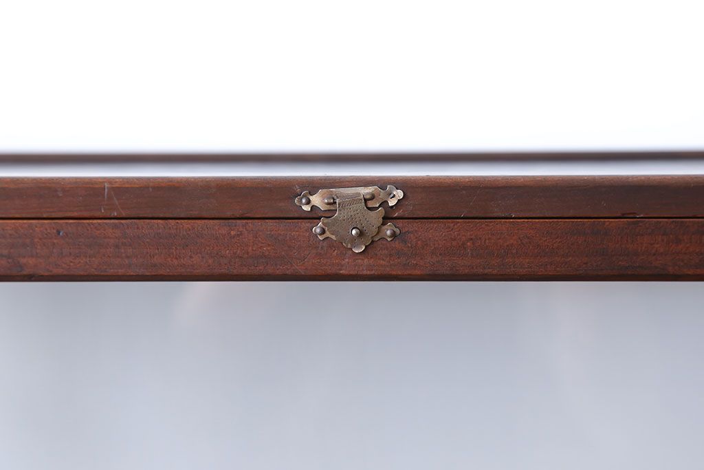 アンティーク家具　弓道の矢用　収納ガラスケース