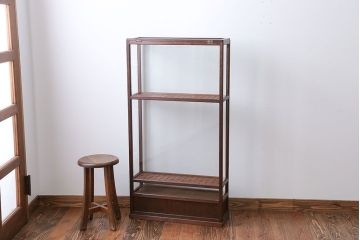 アンティーク家具　弓道の矢用　収納ガラスケース