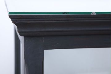 アンティーク家具　アンティークペイント　5面ガラスケース