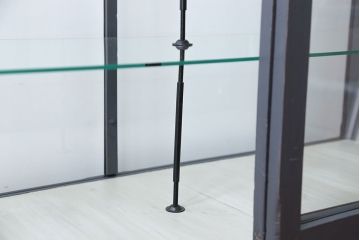 アンティーク家具　アンティークペイント　5面ガラスケース