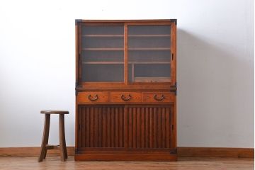 中古　高級民芸家具　水屋箪笥(定価約29万円)