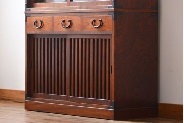 中古　高級民芸家具　水屋箪笥(定価約29万円)