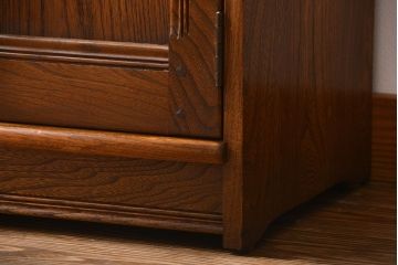 アンティーク家具　イギリスアンティーク　アーコール　収納棚