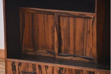 アンティーク家具　古民具・骨董　黒柿材　茶箪笥