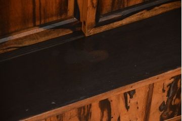 アンティーク家具　古民具・骨董　黒柿材　茶箪笥