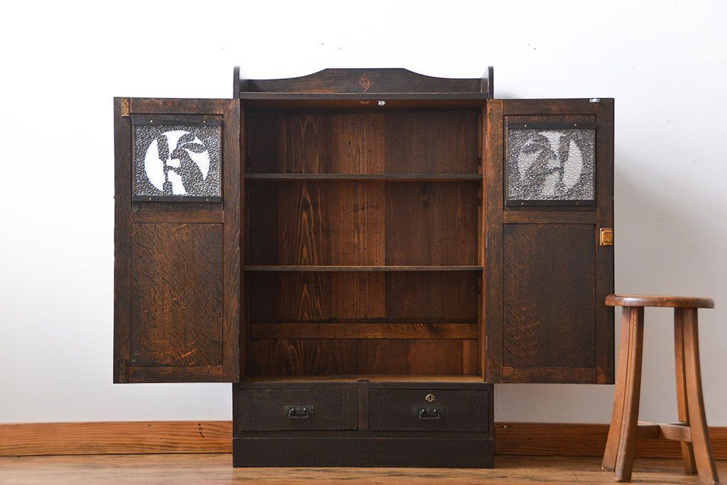 アンティーク家具　アンティーク　うさぎの本箱