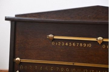 アンティーク雑貨　 イギリスアンティーク　おしゃれなスコアボード