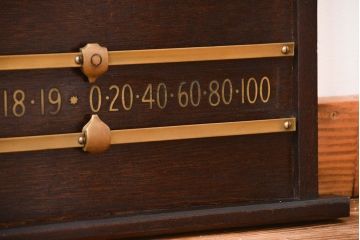 アンティーク雑貨　 イギリスアンティーク　おしゃれなスコアボード