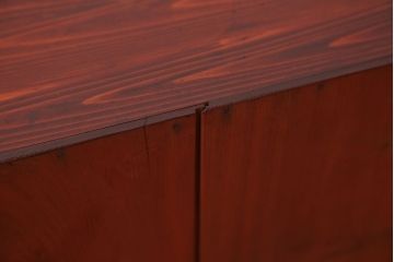 レトロ家具　昭和レトロ　欅材　時代箪笥ローボード(1)