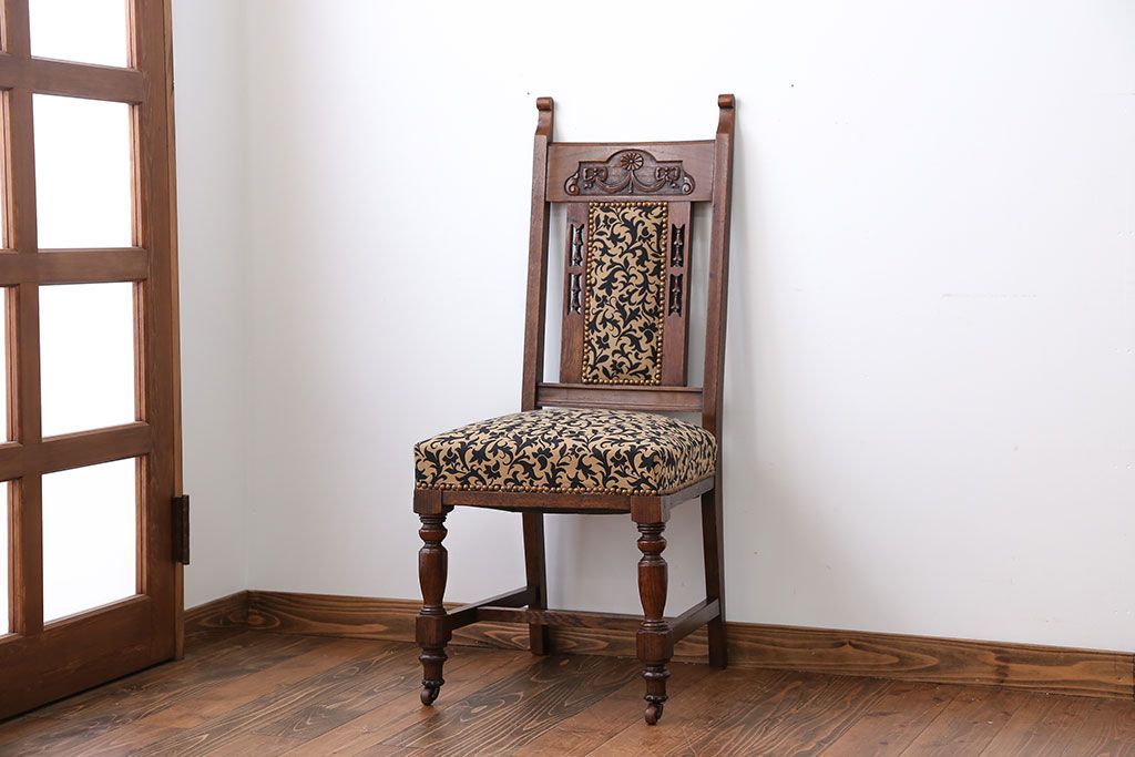 英国 イギリス オーク材 ヴィンテージ ダイニングチェア キャスター付 167070553.jpg?cmsp_timestamp=