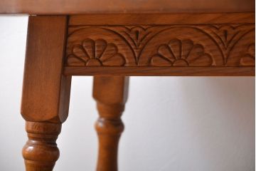 アンティーク家具　イギリスアンティーク オーク材　サイドテーブル