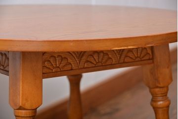 アンティーク家具　イギリスアンティーク オーク材　サイドテーブル