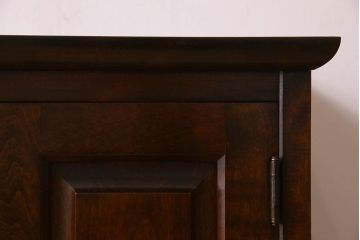 北海道民芸家具　シックな風合いのチェスト(ローボード)(2)