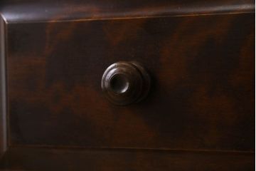 北海道民芸家具　シックな風合いのチェスト(ローボード)(2)