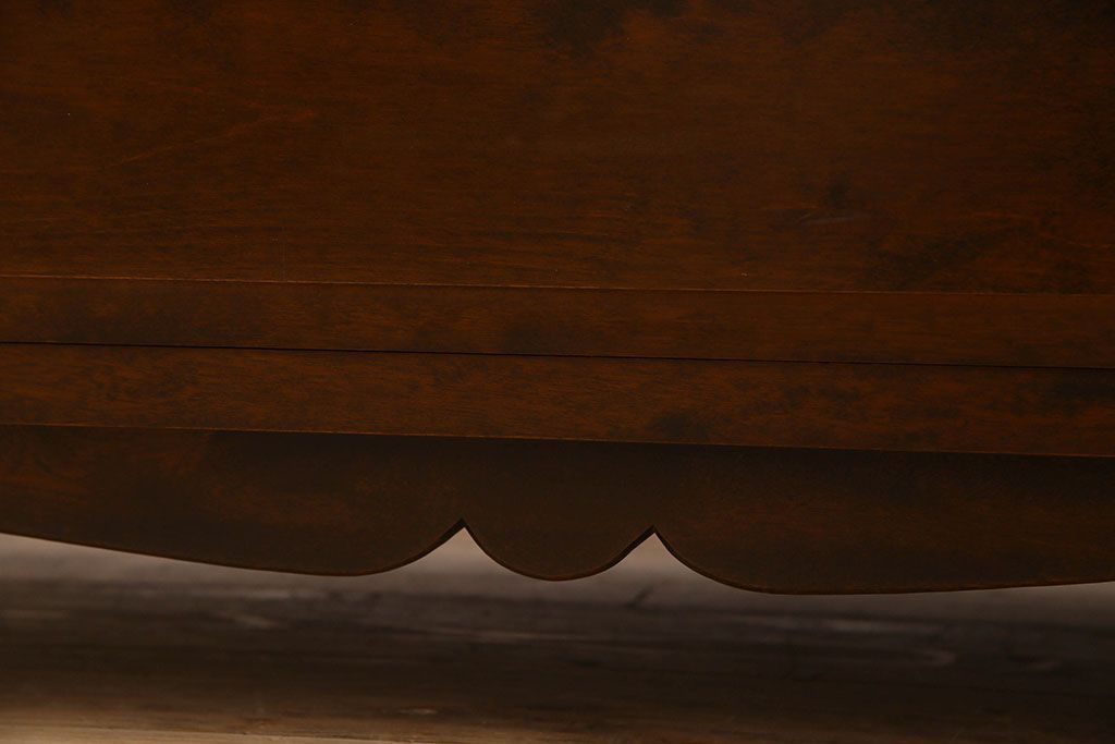 北海道民芸家具　シックな風合いのチェスト(ローボード)(2)