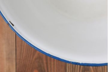 アンティーク雑貨　イギリスアンティーク　ホーロー洗面台(2)