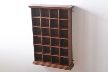 アンティーク家具　イギリスアンティーク　壁掛けシェルフ