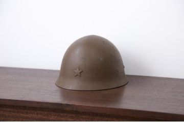 旧日本軍・90式鉄帽当時物(鉄兜・ヘルメット)(R-015282)
