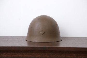 旧日本軍・90式鉄帽当時物(鉄兜・ヘルメット)(R-015282)