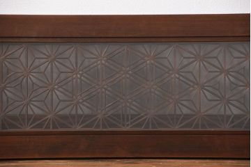 古民具・骨董　ガラス付き書院欄間