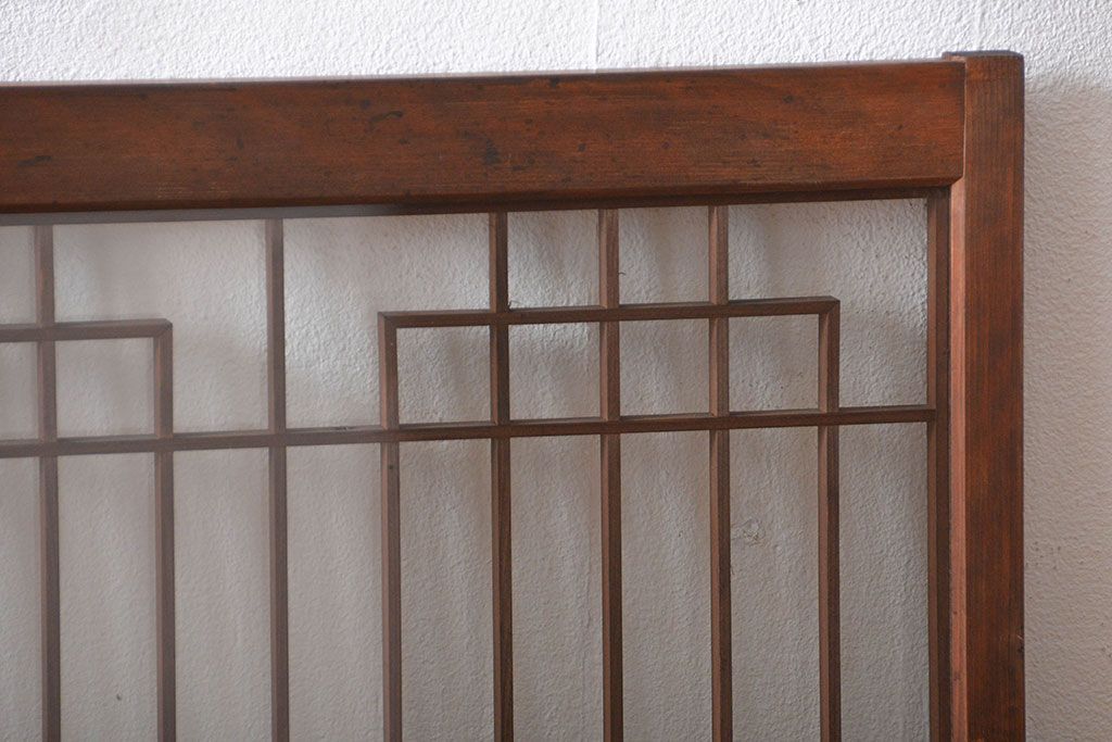 古民具・骨董　書院戸2枚セット(2)