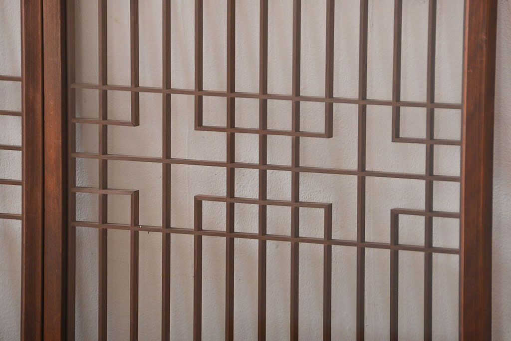 古民具・骨董　書院戸2枚セット(2)