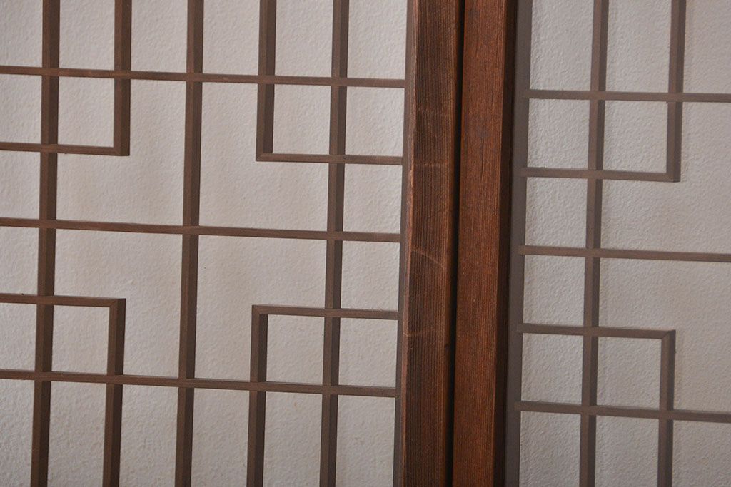 古民具・骨董　書院戸2枚セット(2)