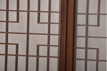 古民具・骨董　書院戸2枚セット(2)