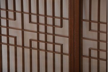 古民具・骨董　書院戸2枚セット(2)