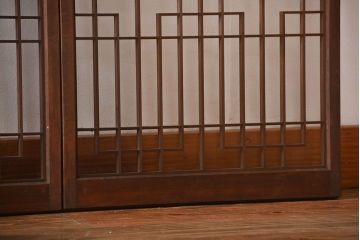 古民具・骨董　書院戸2枚セット(2)