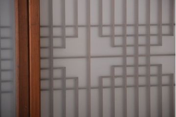 古民具・骨董　書院戸2枚セット(2)